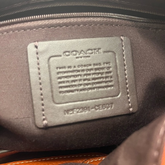 COACH Millie Satchel In Colorblock Signature Canvas - Picture 7 of 7